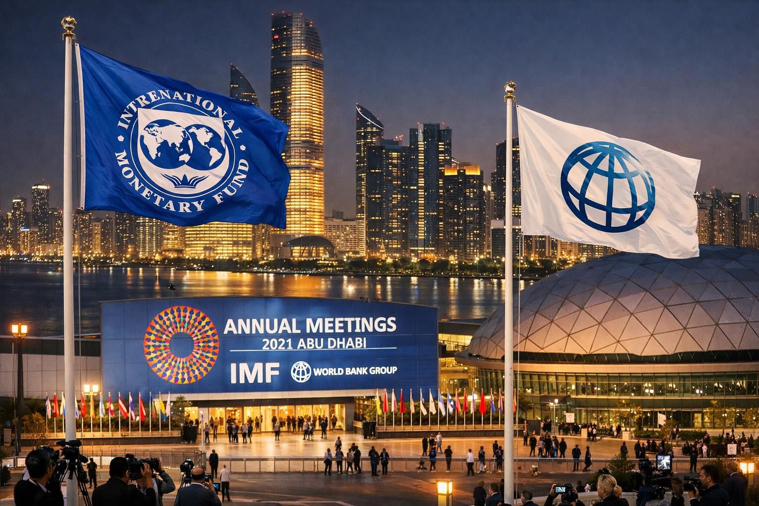아부다비가 2029년 imf 및 세계은행 연차총회 개최지로 선정되어 글로벌 금융 협력과 경제 발전의 중심지로 부상합니다.