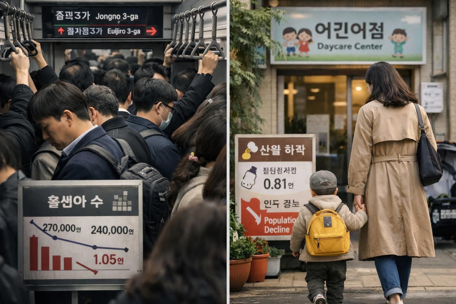 한국 정부가 최신 출산율 통계와 추세를 발표하여 인구 변화와 정책 방향에 관한 중요한 정보를 제공합니다.